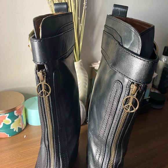 Lucky Brand Good Luck Originals Leather Boots - Picture 5 of 9